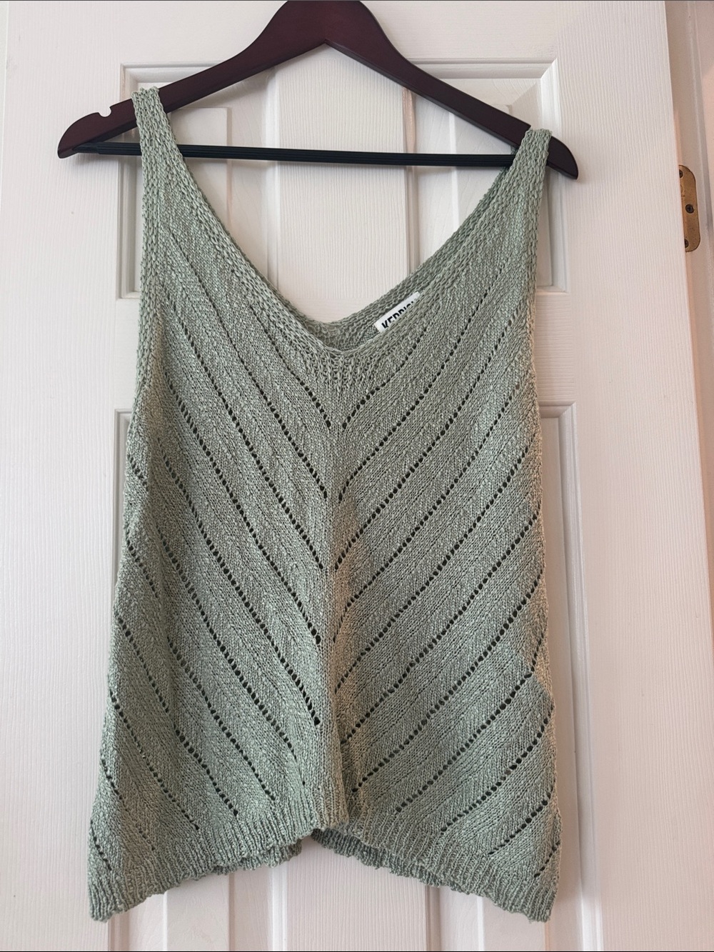 kerrick Light Sage Knit Tank Top